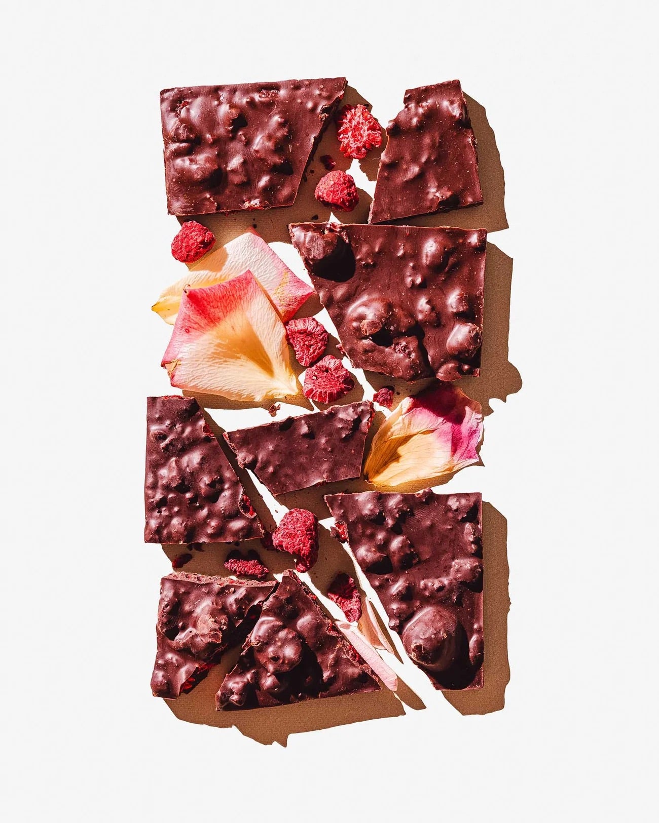 Raspberry Rose Chocolate Bar