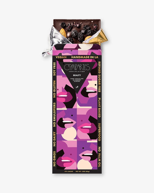 Vegan Blueberry Almond Chocolate Bar