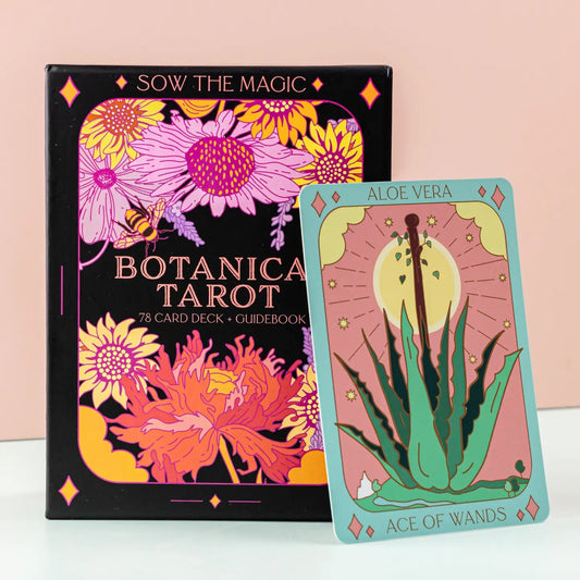 Botanical Tarot Deck & Guidebook by Sow the Magic